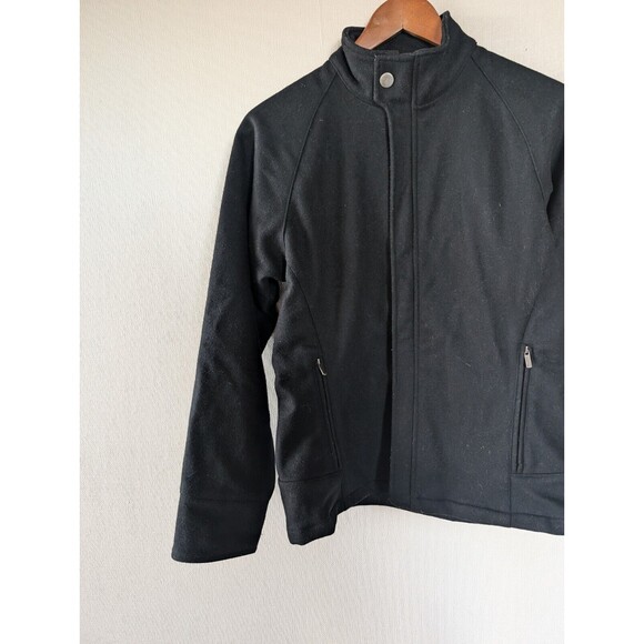Smartwool Jacket Small Black Merino Wool Blend Full Zip Coat Gorpcore Outdoor - Picture 3 of 14
